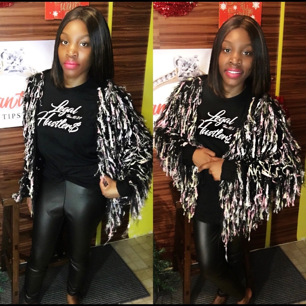 Shaggy Multi Cardigan